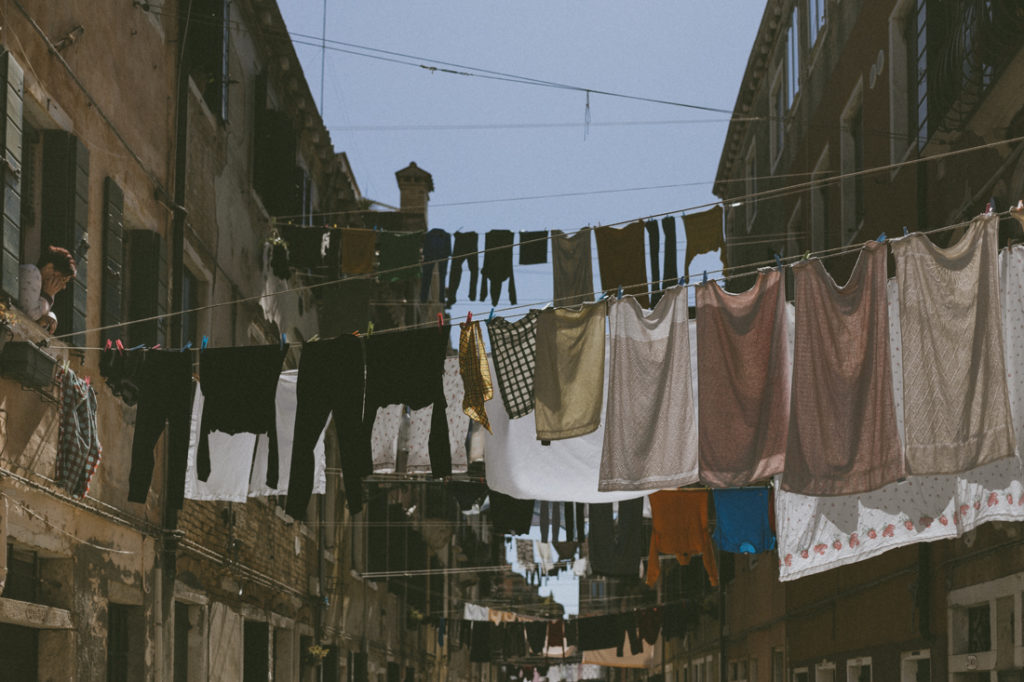 Venice laundry Castello district