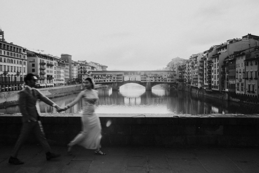 honeymoon in Tuscany, Ponte Santa Trinita, Firenze 