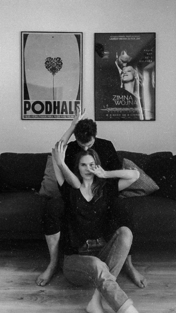 black and white couples portrait session by Luka, facetime photographer