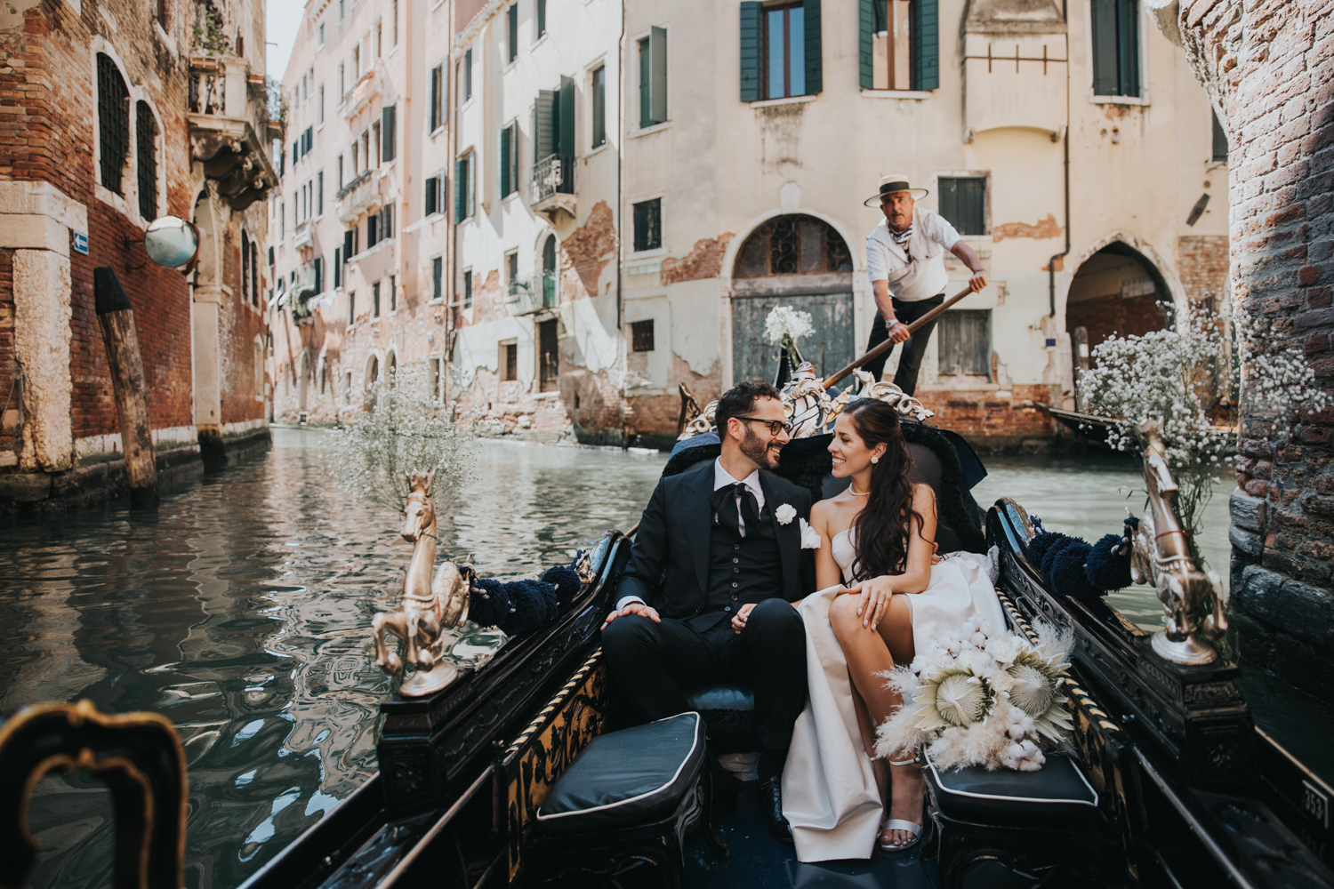 newly weds Venice Italy