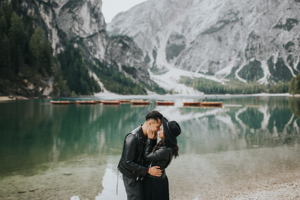 Lago di Braies wedding photographer