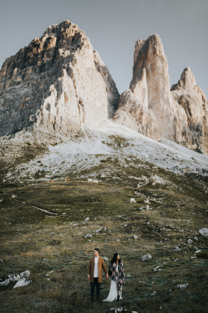 Tre cime di Lavaredo Dolomites Italy