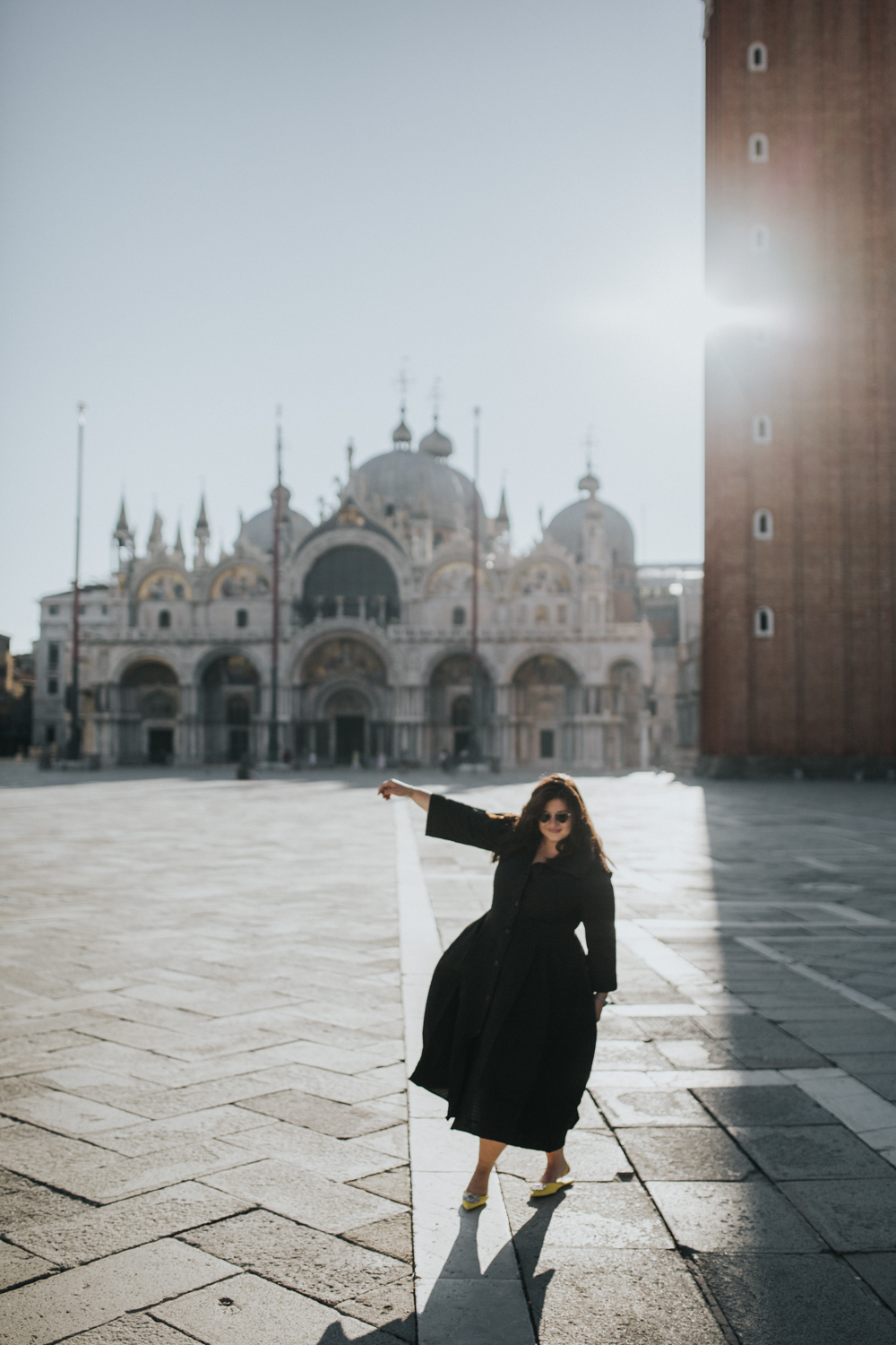 Female portraits, San Marco Square in Venice